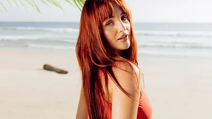 Cassy Cassau am Set von "Too Hot to Handle: Germany", Staffel 2