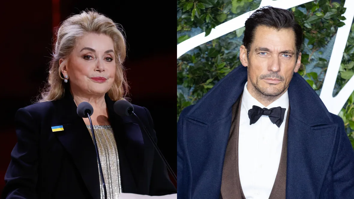 Catherine Deneuve und David Gandy Catherine Deneuve und David Gandy