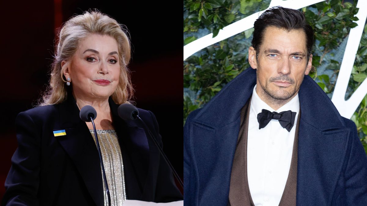 Catherine Deneuve und David Gandy