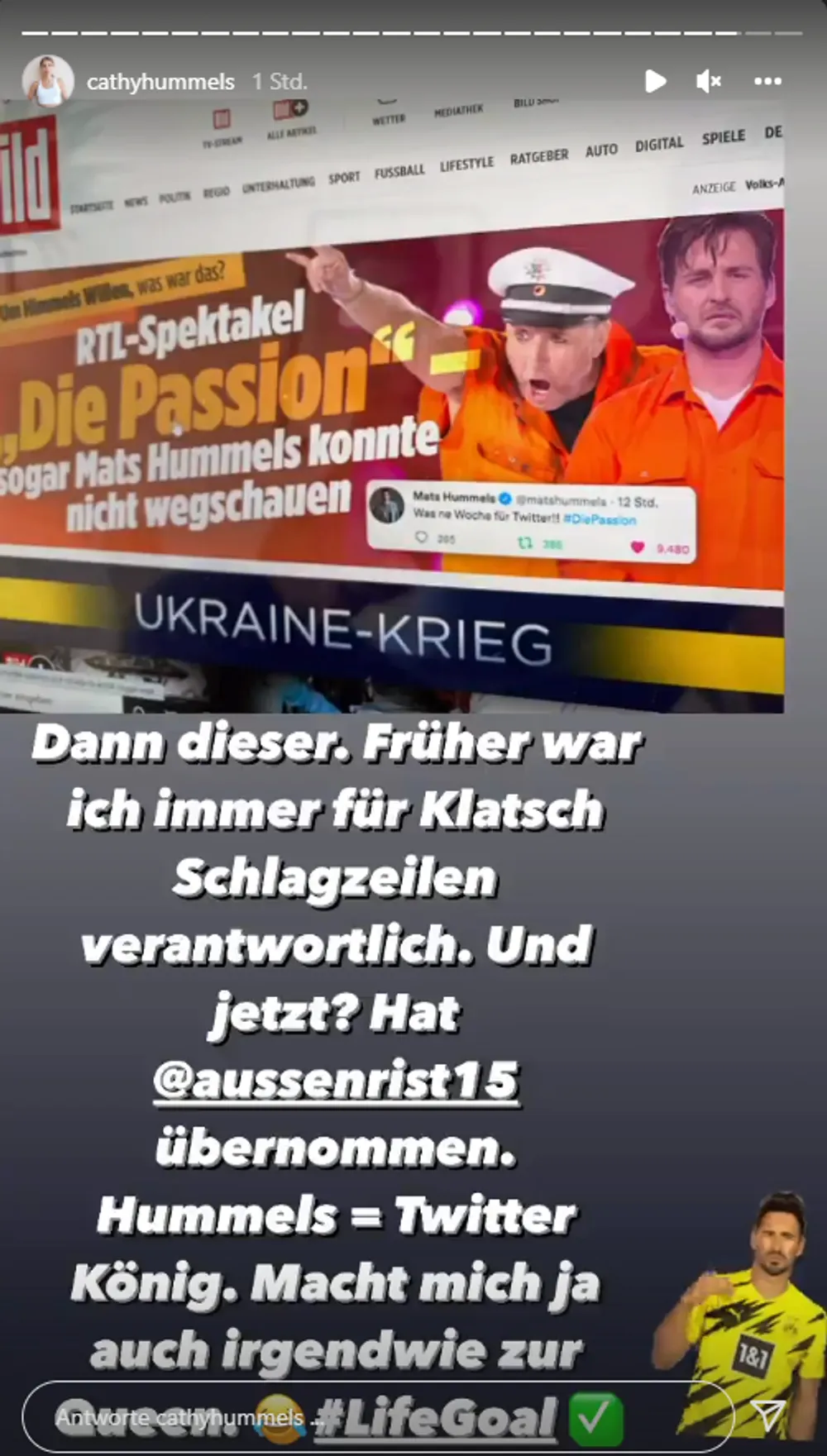 Cathy Hummels Twitter König Mats Hummels Cathy Hummels Twitter König Mats Hummels