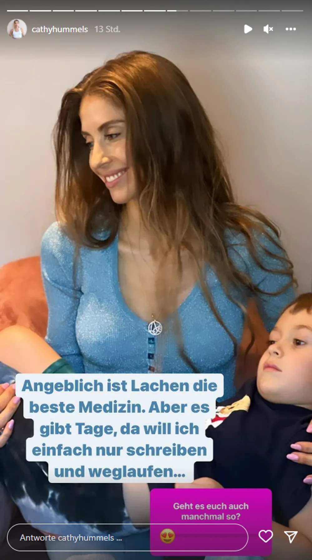 Cathy Hummels Schreien und Weglaufen Cathy Hummels Schreien und Weglaufen