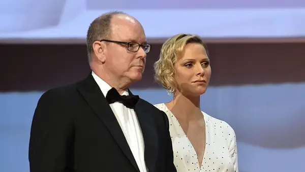 Fürst Albert und Fürstin Charlène