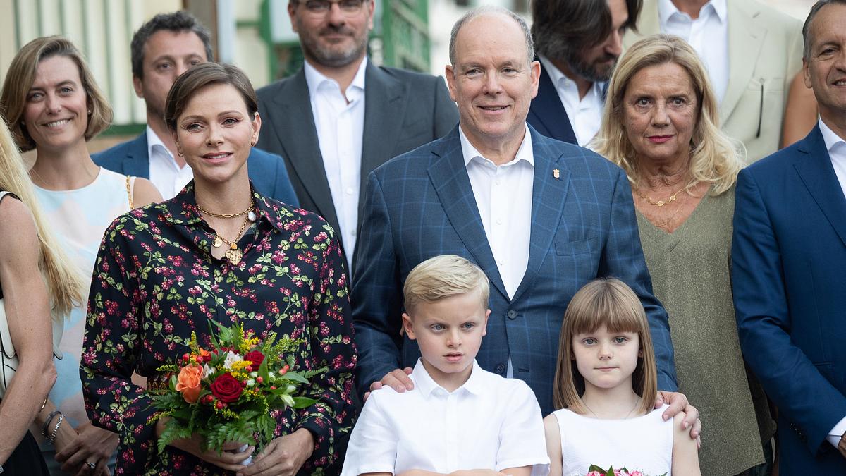 Charlène von Monaco, Fürst Albert & ihre Zwillinge Prinz Jacques & Prinzessin Gabriella 