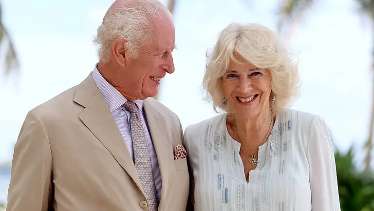 Charles und Camilla in Samoa.
