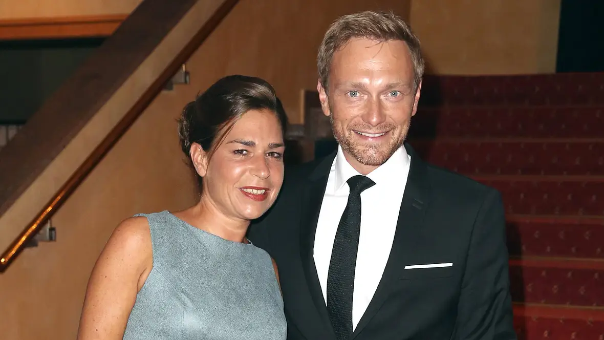 Christian Lindner & Ehefrau Dagmar Rosenfeld 2016 Christian Lindner & Ehefrau Dagmar Rosenfeld 2016