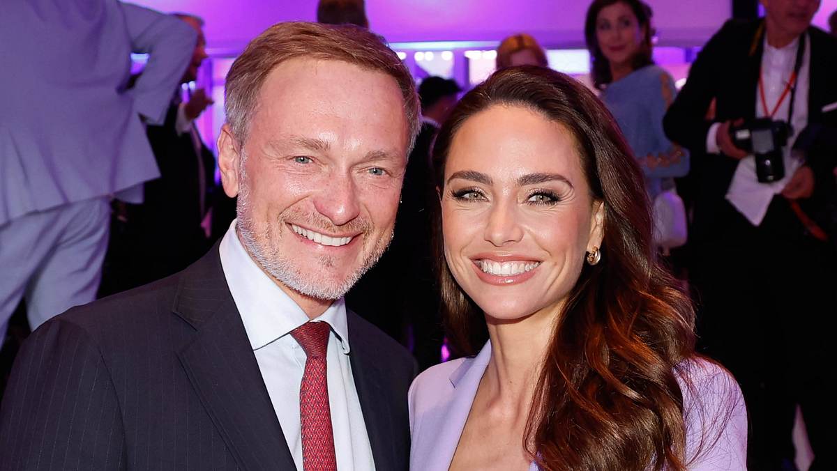 Christian Lindner mit seiner Frau