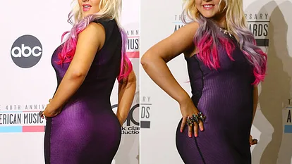 &quot;Ich bin fett, kommt drüber hinweg!&quot;, sagte Christina Aguilera (31) kürzlich in einem Interview. Wir sagen: In so einem Outfit? Niemals!