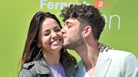 Christina Luft und Luca Hänni - Foto: IMAGO / STAR-MEDIA