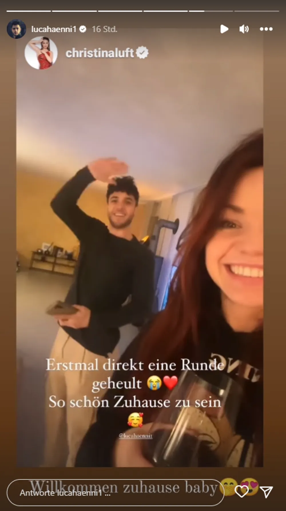 Christina Luft & Luca Hänni Wiedersehen Christina Luft & Luca Hänni Wiedersehen