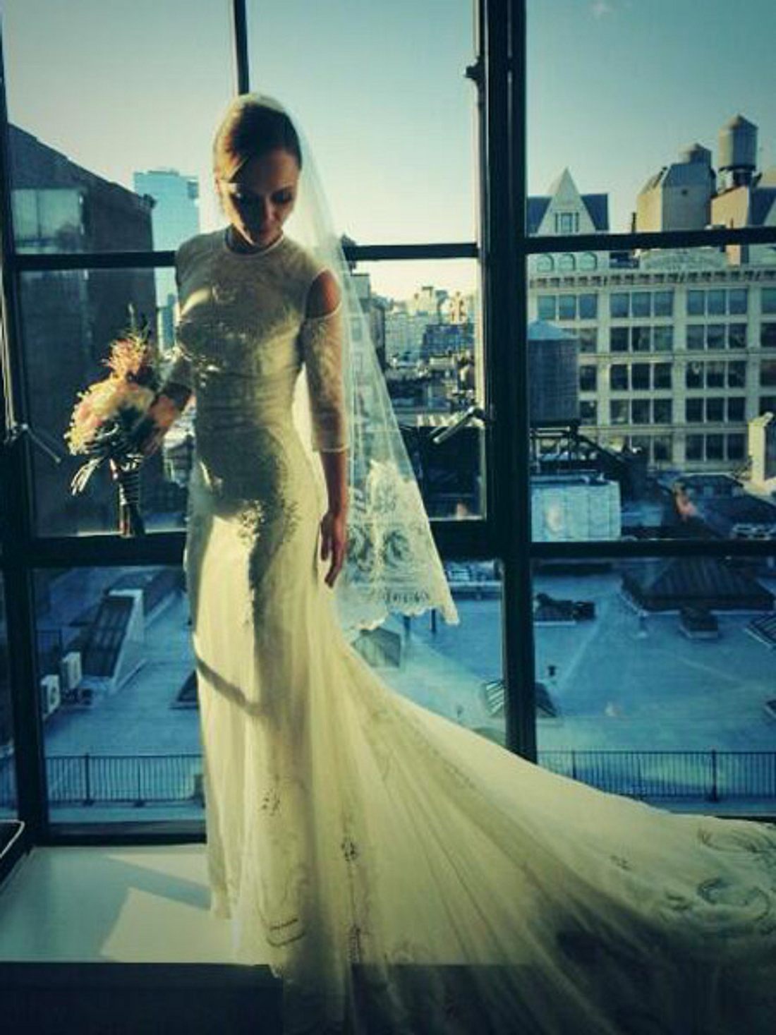 So hübsch ist Christina Ricci im Hochzeitskleid.