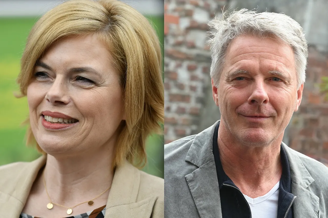 Collage von Bundestagspräsidentin Julia Klöckner und TV-Moderator Jörg Pilawa.