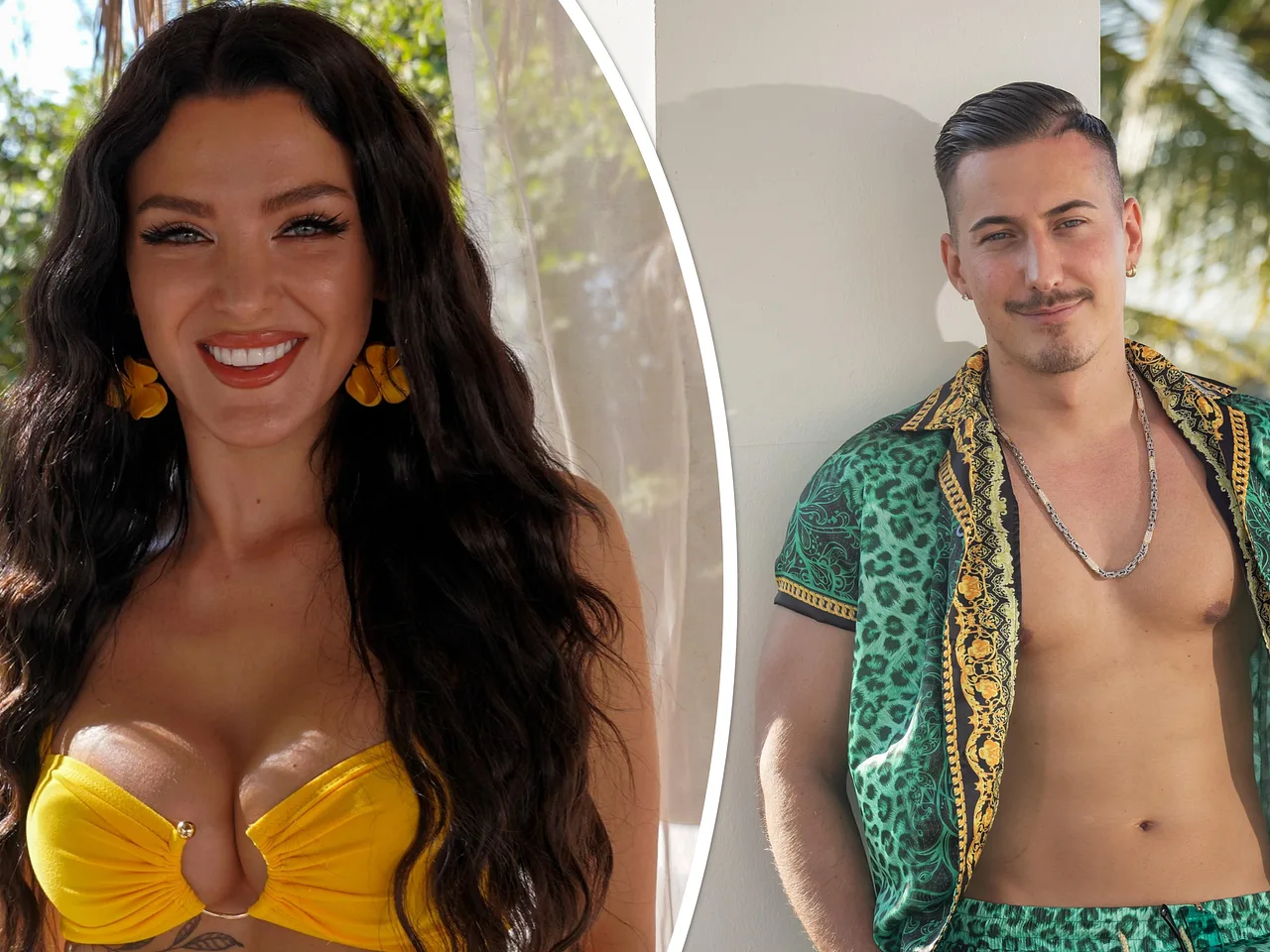 Jennifer Degenhart und Marvin Kleinen: Liebes-Comeback? Collage: Links Jennifer Degenhart und rechts Marvin Kleinen, beide posieren lächelnd für die Kamera - Foto: Collage: RTL / Friederike Jacobitz, RTL / Frank Fastner