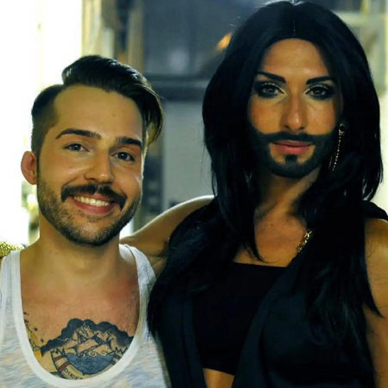 Conchita Wurst und ihr Jaque sind verheiratet Conchita Wurst und ihr Jaque sind verheiratet - Foto: Facebook.com/jacquespatriaque