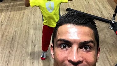 Cristiano Ronaldo nimmt seinen Sohn mit zum Training - Foto: Instagram/ cristiano