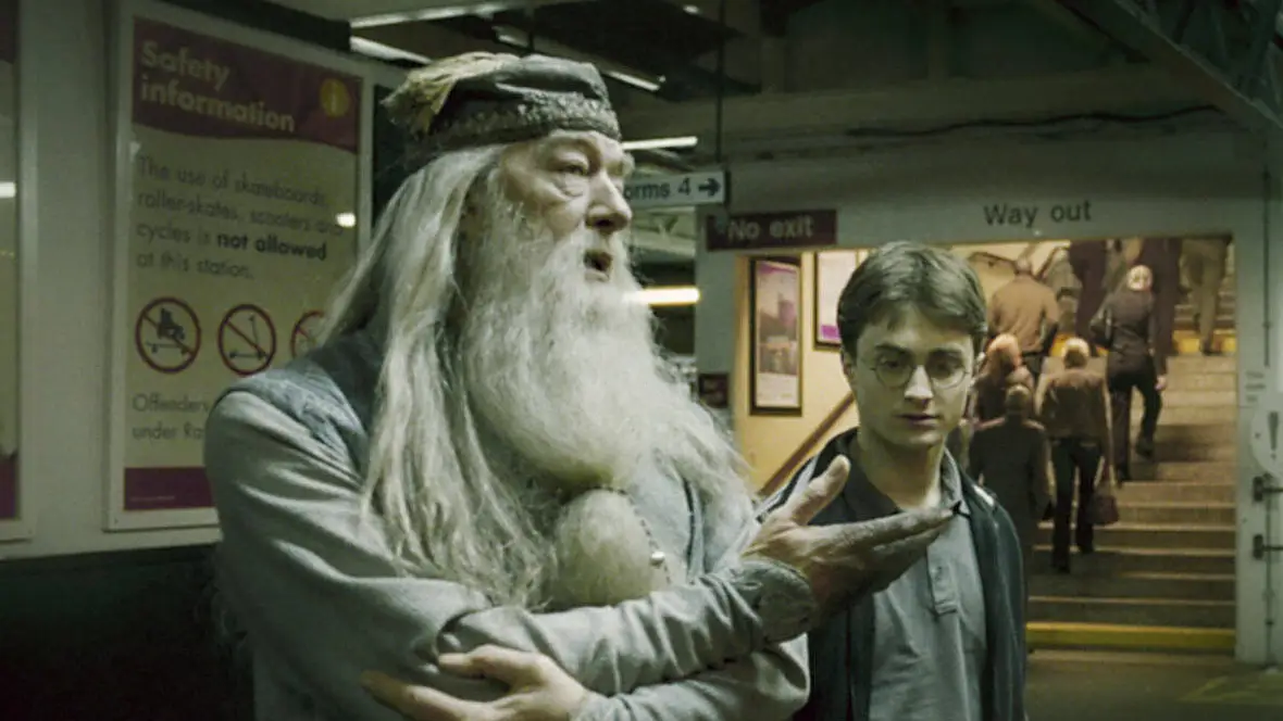 Harry Potter Dumbledor Daniel Radcliffe michael gambon