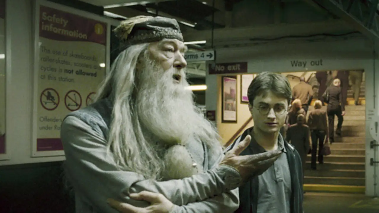 Harry Potter Dumbledor Daniel Radcliffe michael gambon