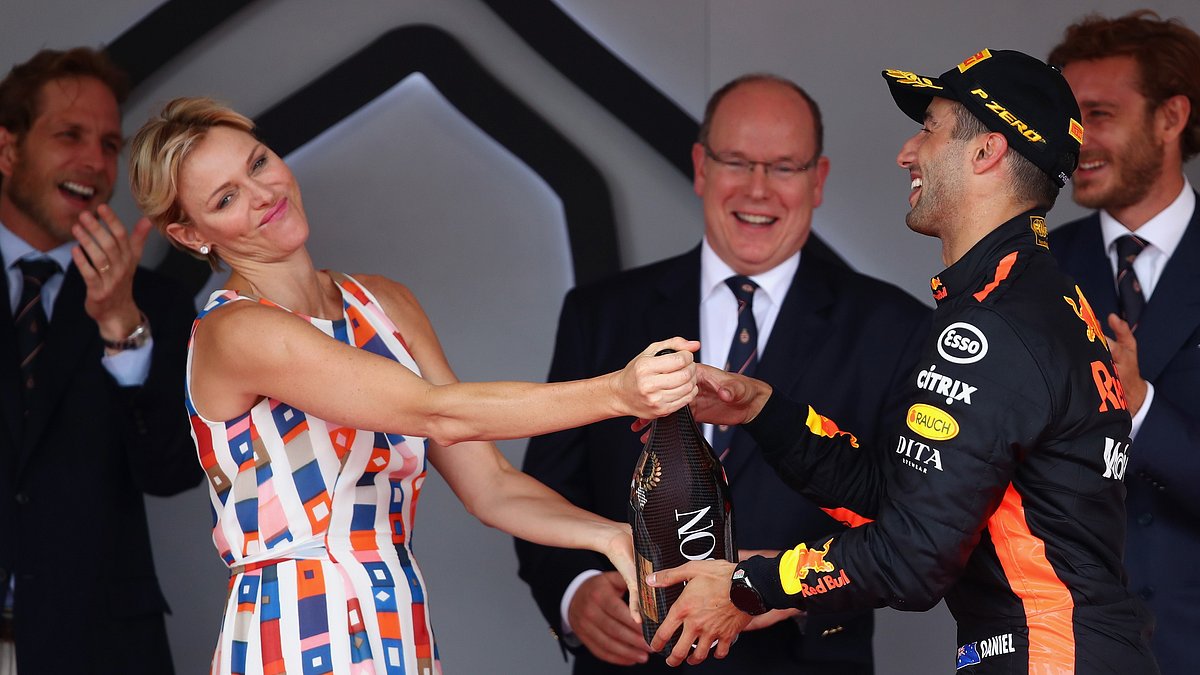 Charlène von Monaco Daniel Ricciardo