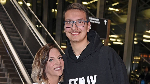 Daniela Büchner und ihr Sohn Volkan