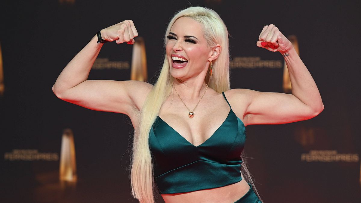 Daniela Katzenberger beim Deutschen Fernsehpreis 2024