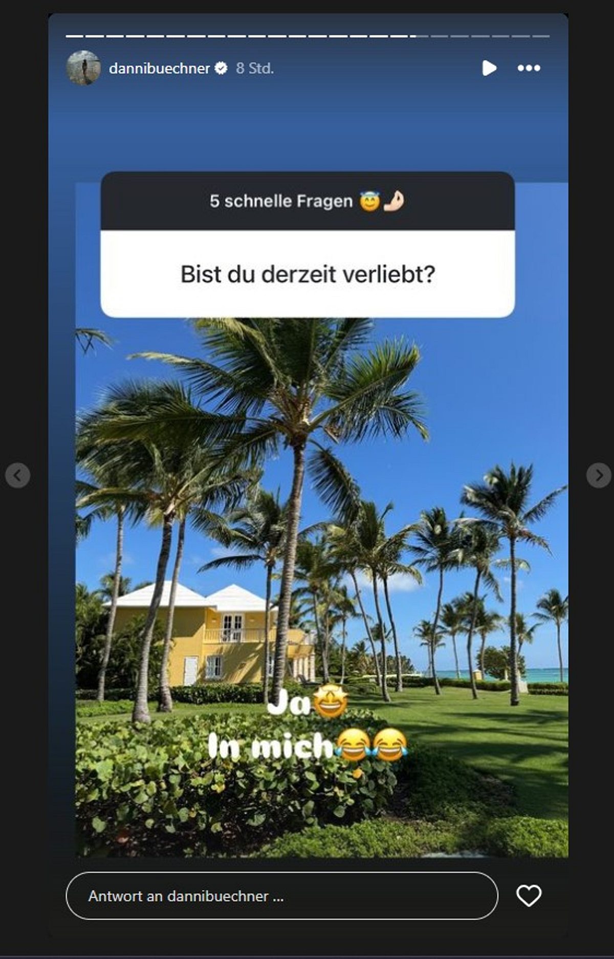 Danni Büchner auf Insta