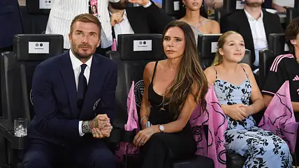 Victoria, David und Harper Beckham