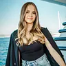Davina Geiss auf einer Yacht