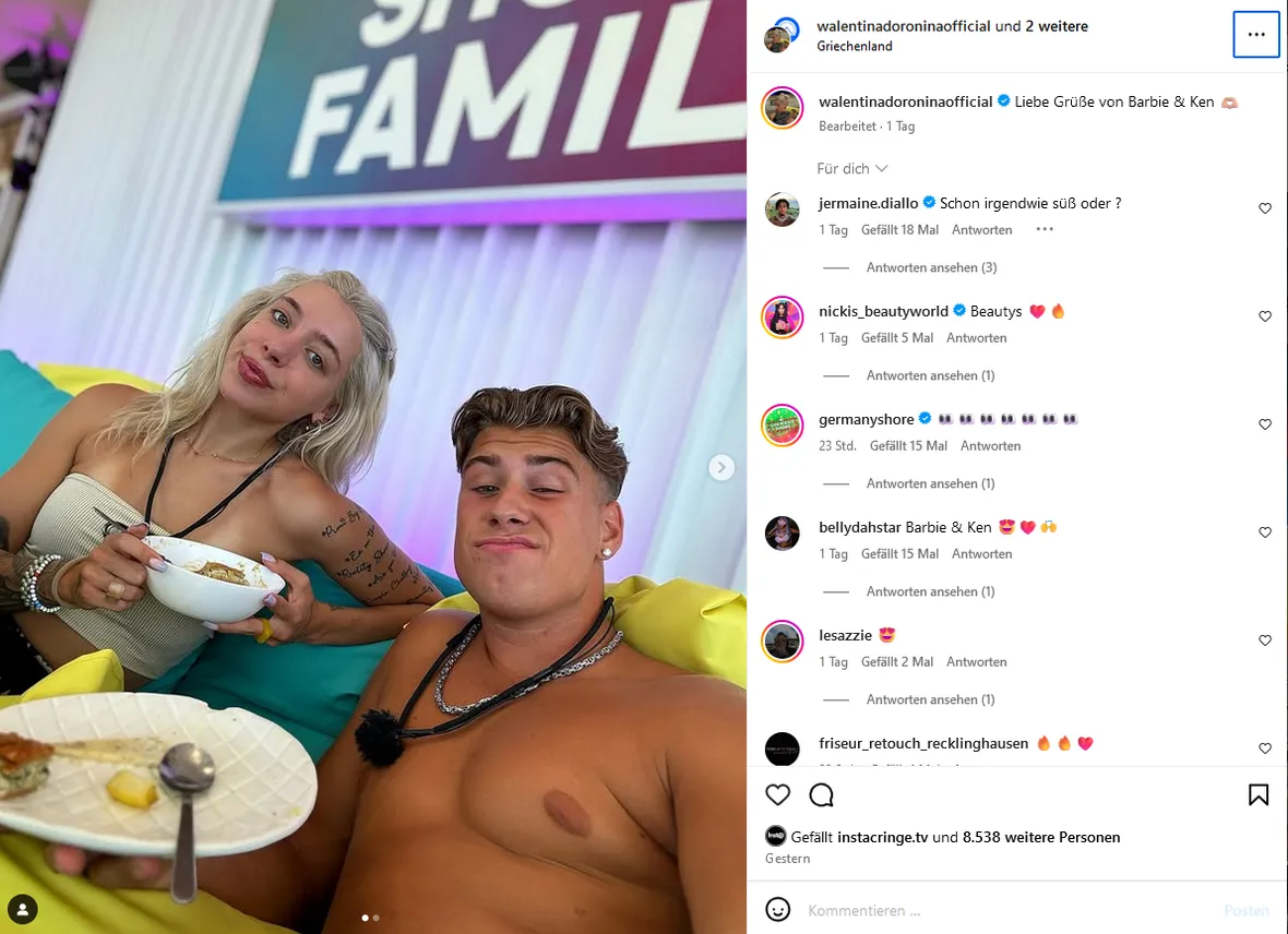 Walentina Doronina und Daymian Weiß Walentina Doronina und Daymian Weiß