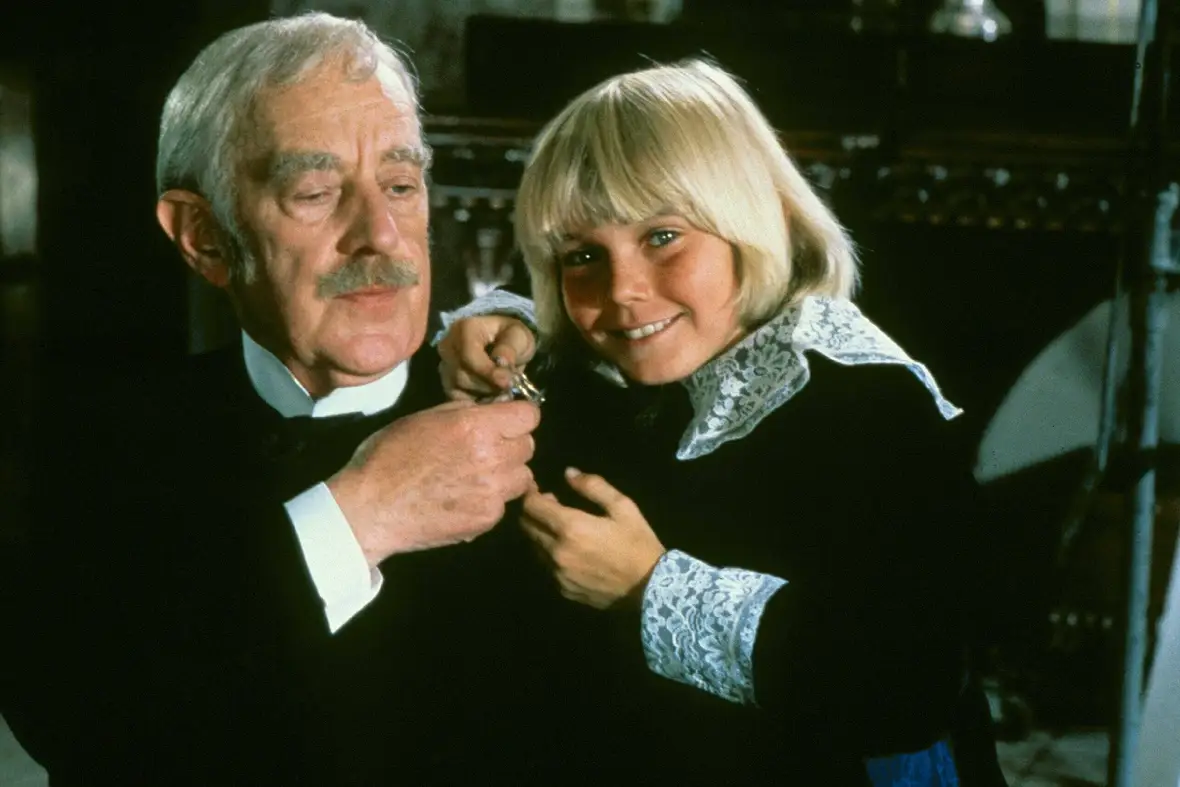 Ein Foto aus dem Film "Der kleine Lord". Auf der rechten Seite ist Ricky Schroder zu sehen.