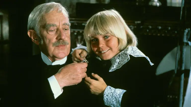 "Der kleine Lord" alias Ricky Schroder mit Großvater