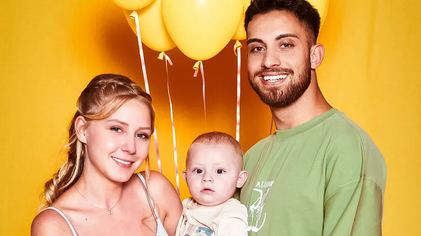 Loredana Wollny & Verlobter Servet & Sohn Aurelio