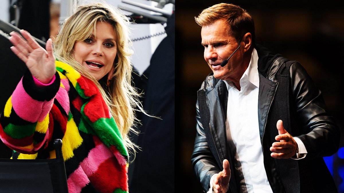 Dieter Bohlen und Heidi Klum