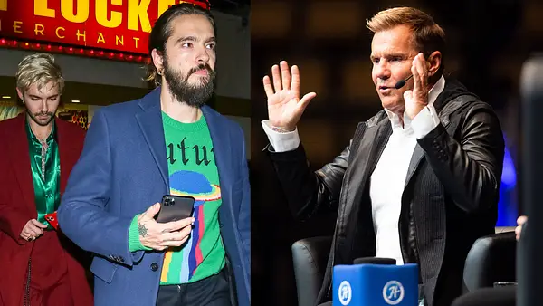 Bill Kaulitz, Tom Kaulitz und Dieter Bohlen