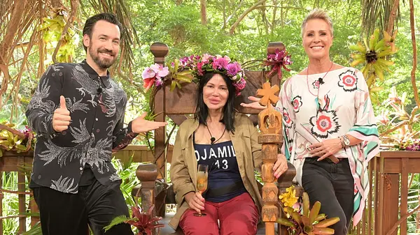 Jan Köppen, Dschungelkönigin Djamila Rowe, Sonja Zietlow