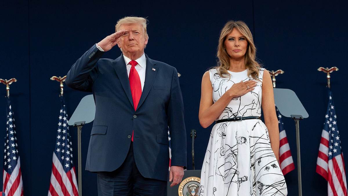 Donald und Melania Trump