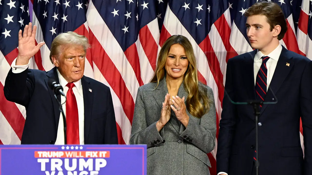 Donald Trump mit seiner Familie Donald Trump mit seiner Familie - Foto: JOExMARINO