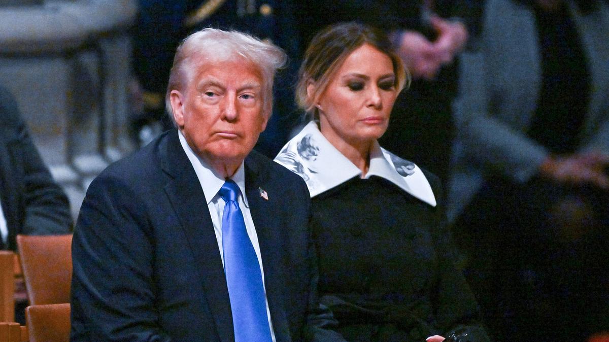 Donald Trump mit Ehefrau Melania Trump