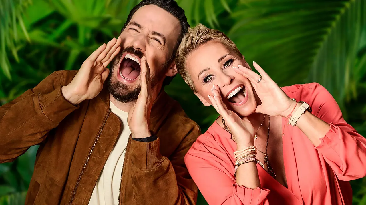dschungelcamp2024-sonja-zietlow-und-jan-koppen Sonja Zietlow und Jan Köppen. - Foto: RTL