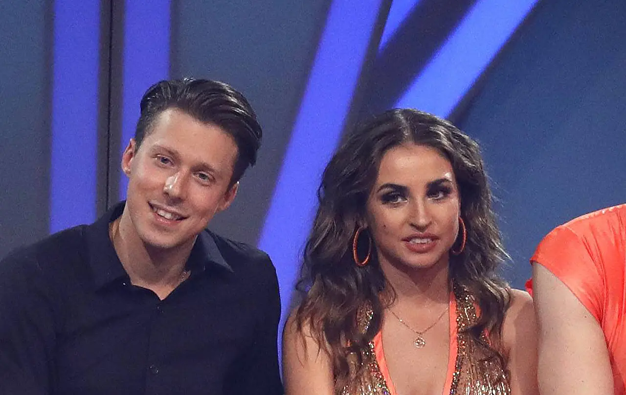 Zwischen Valentin Lusin (links) und Ekaterina Leonova (rechts) kriselt es bei den Vorbereitungen auf die Lets Dance-Profi-Challenge 2025.  - Foto:  IMAGO / Future Image