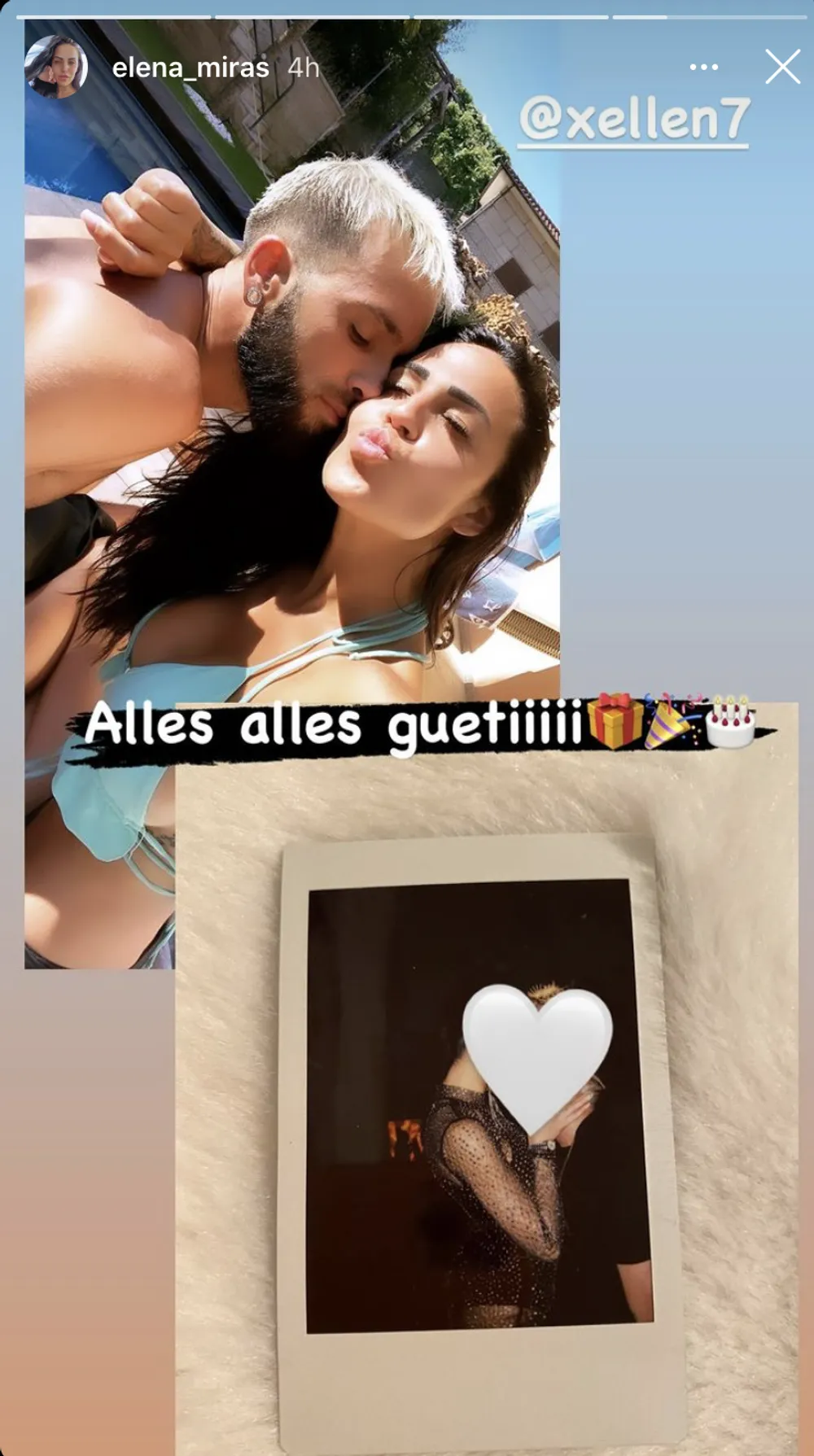 Elena Miras und ihr Freund Elena Miras und ihr Freund