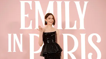 Lily Collins auf dem roten Teppich