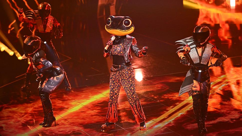 Der Feuersalamander aus der aktuellen 11. Staffel von The Masked Singer - Foto: Joyn/Willi Weber