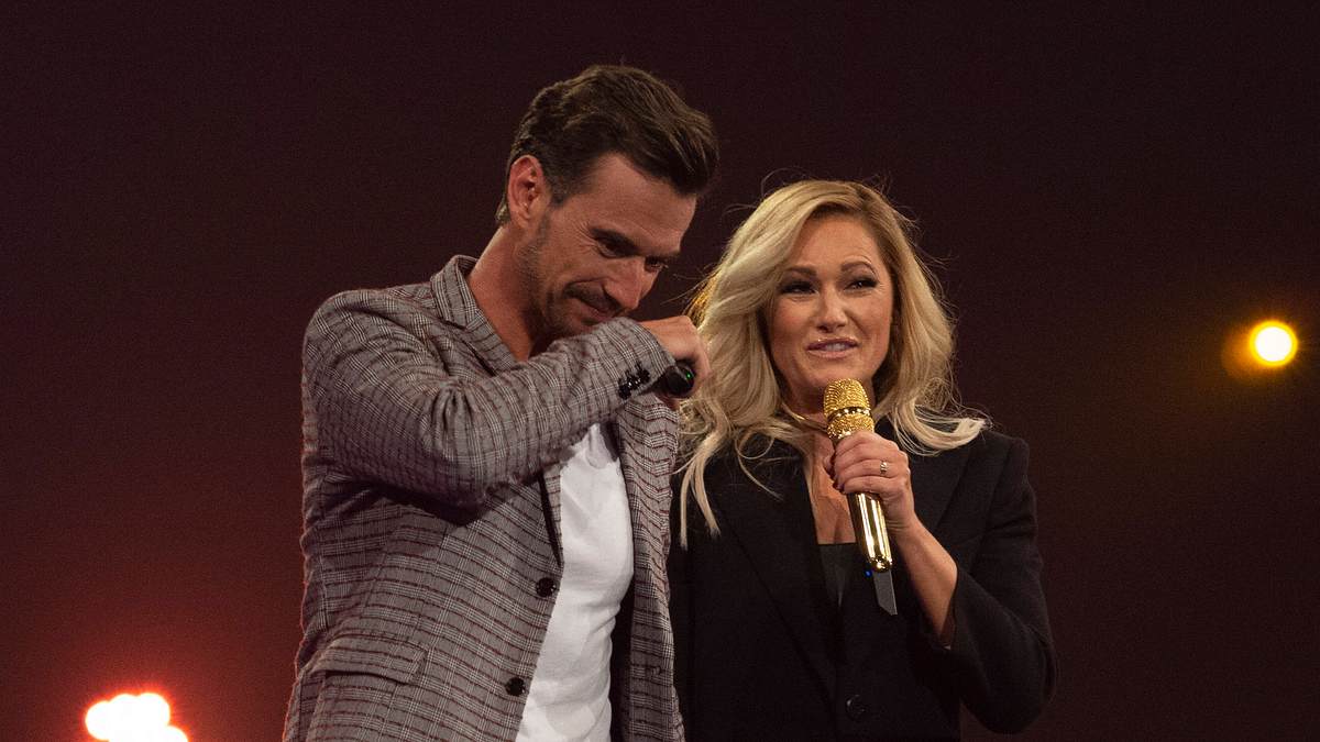 Florian SILBEREISEN, Deutschland, Saenger, Schlagersaenger, Musiker, Moderator, und Helene FISCHER, Musikerin, Saengerin