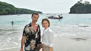 Max Parger (Florian Silbereisen) und Veronika Bruckner (Wanda Perdelwitz) - Foto:  ZDF/ Dirk Bartling