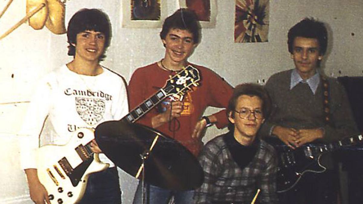 Peter Freudenthaler mit Jugend-Band jung