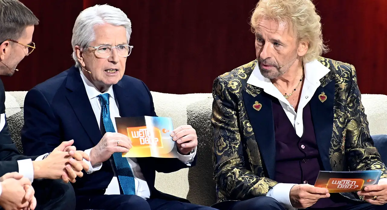 Frank Elstner bei "Wetten, dass...?" Frank Elstner bei Wetten, dass...? - Foto: xF.xKernx/xFuturexImage