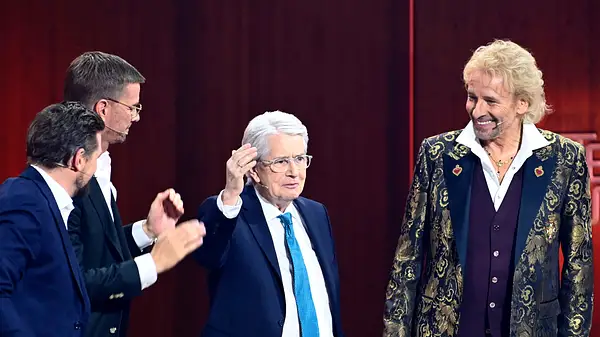 Frank Elster & Thomas Gottschalk bei "Wetten,dass...?"