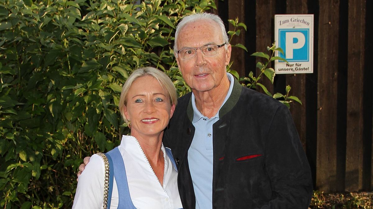 Franz Beckenbauer & seine Frau Heidi