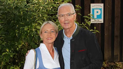 Franz Beckenbauer & seine Frau Heidi