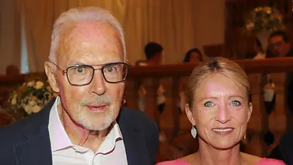 Franz Beckenbauer und Heidi Beckenbauer