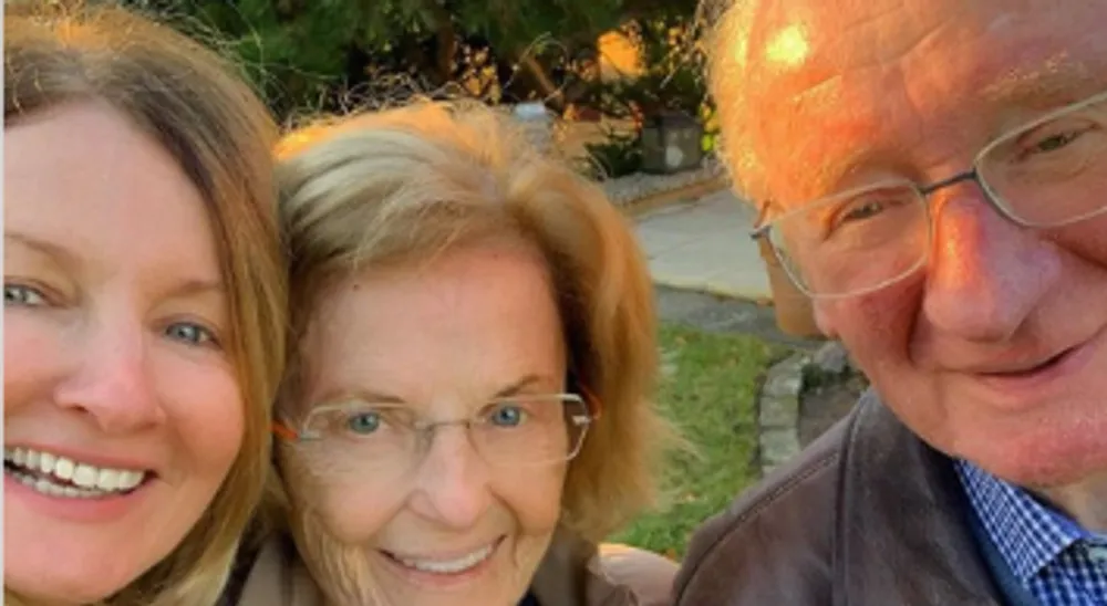 Frauke Ludowig ungeschminkt mit Eltern Frauke Ludowig ungeschminkt mit Eltern
